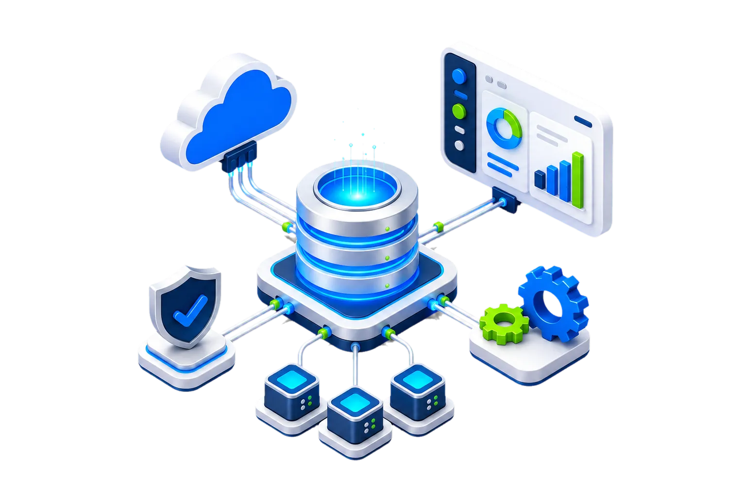 Ecossistema Systenova conectando gestão, dados, cloud, segurança e automação